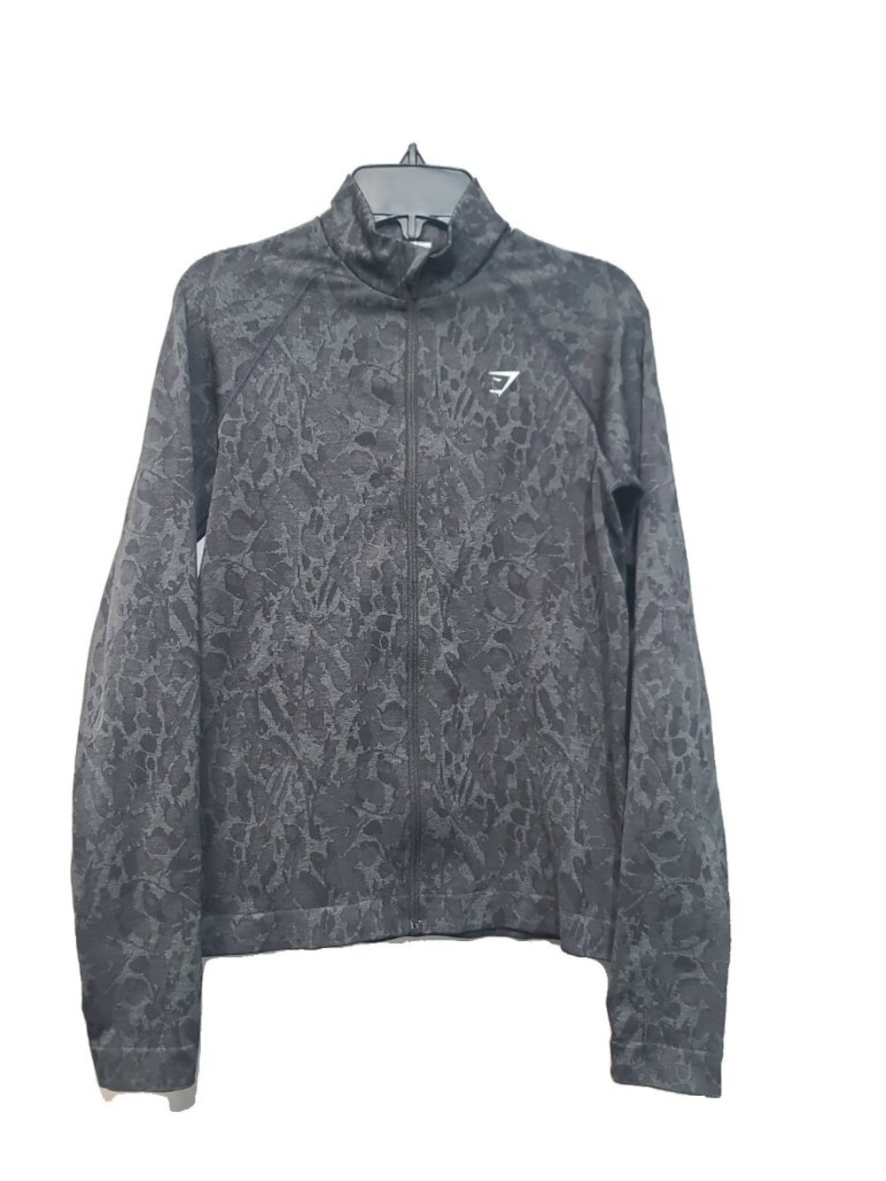Gymshark Adapt Animal Zip Through Jacket Size M Wild | Black EUC